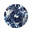 Круг 1,00 мм (синий)terbium#18 фианит