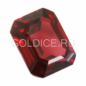 Октагон 4*6 (гранат)terbium#16 фианит