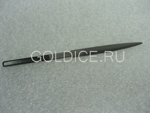 Напильник Vallorbe GH264А (полукруг, черная ручка) грубая насечка #1