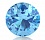 Круг 4,25 мм (голубой топаз синтетический)