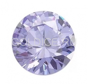 Круг 5,5 мм (лаванда) фианит