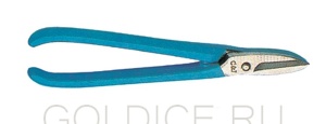 Ножницы  с голубой ручкой №243